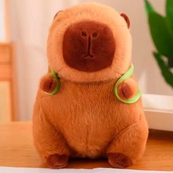 Мягкая игрушка ChiToys Animals Capibara 86640 Коричневый 3+ photo 3