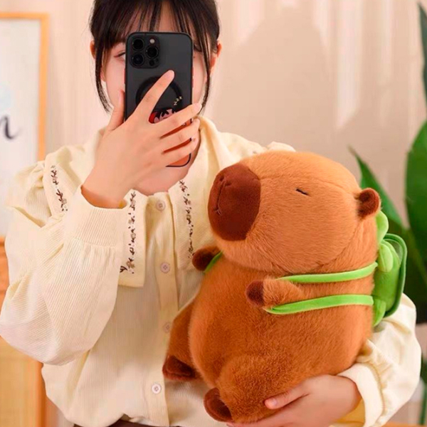 Мягкая игрушка ChiToys Animals Capibara 86640 Коричневый 3+ photo 5