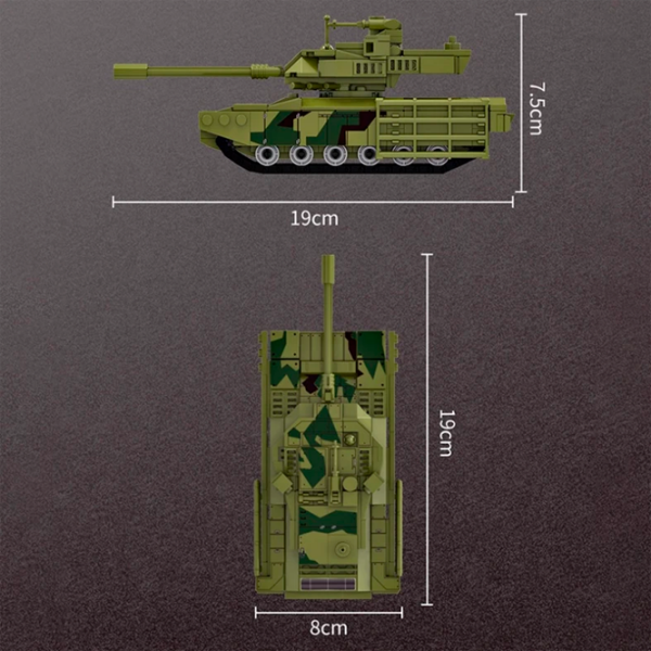 Constructor ChiToys Overlord Weapon Green Numărul de piese 392, 6+ photo 2