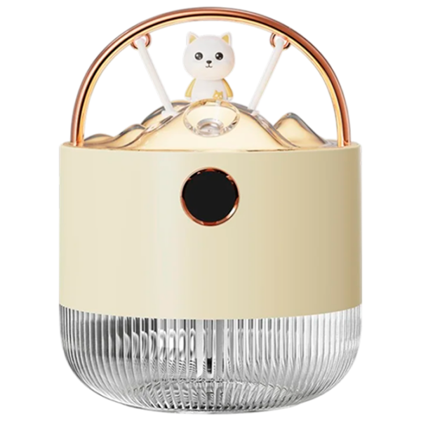 Umidificator de aer Cute Pet D15 - Cat Yellow  photo 1