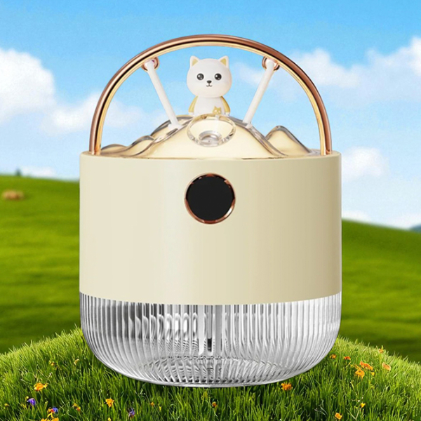 Umidificator de aer Cute Pet D15 - Cat Yellow  photo 2