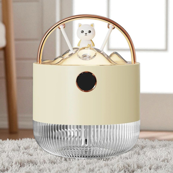 Umidificator de aer Cute Pet D15 - Cat Yellow  photo 3