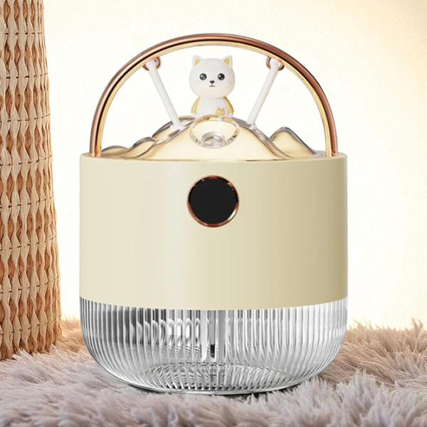 Umidificator de aer Cute Pet D15 - Cat Yellow  photo 4