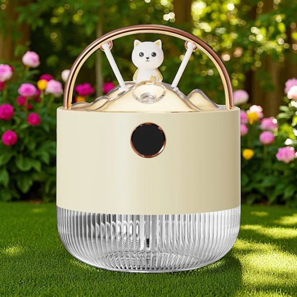 Umidificator de aer Cute Pet D15 - Cat Yellow  photo 5