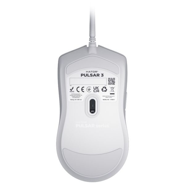 Mouse Hator Pulsar 3 White Cu fir / 12000 dpi photo 3