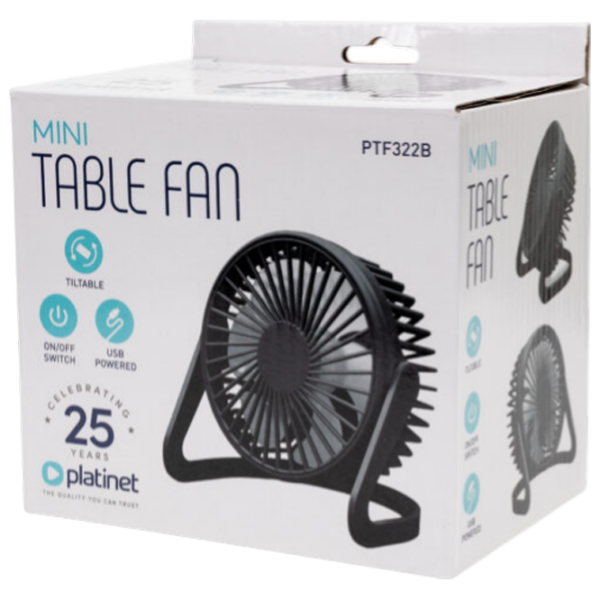 Ventilator Platinet PTF322B Black 5 W, Mecanic, Numărul de viteze: 1 photo 6