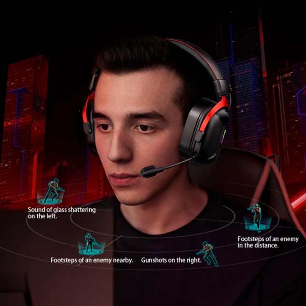 Căști Mchose S9 Pro Black Fără fir / Gaming / Over the ear photo 6