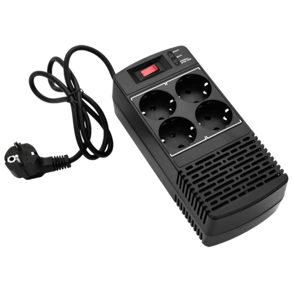 Стабилизатор напряжения Ultra Power AVR-1008A (1000 / 1000VA) Черный  photo 3