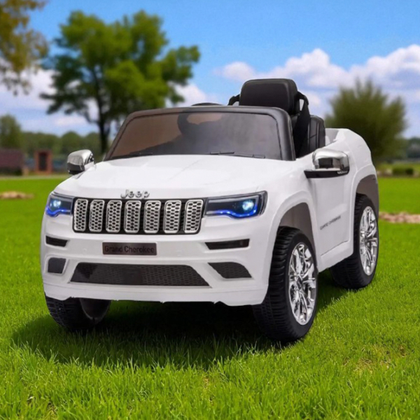 Mașină electrică Jeep Grand Cherokee ChiToys SMBJJ2055 / 4 White 3+ | 30 kg | 5 km/h photo 8