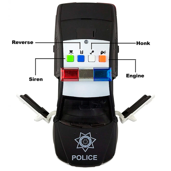 Mașină Wenyi Police WY560B
White
Black  photo 5