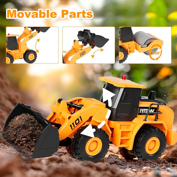 Бульдозер Wenyi Builder WY1101A
White
Желтый  photo 4