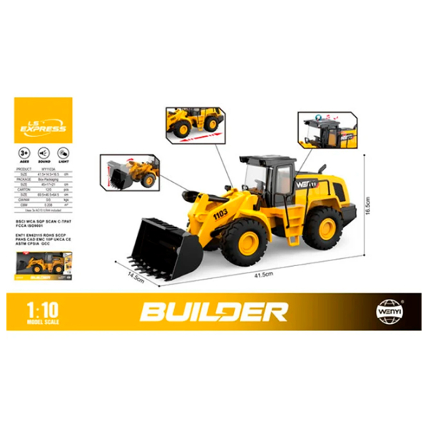 Buldozer Wenyi Builder WY1103A
White
Orange  photo 6