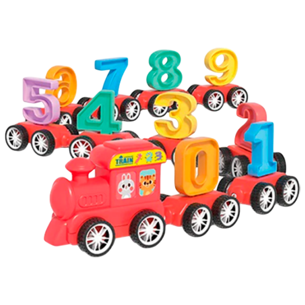 Constructor ChiToys Magnetic Small Train Red Numărul de piese 21, 3+ photo 1