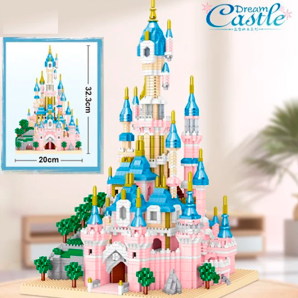 Constructor Richi Tichi Dream Castle Pink Numărul de piese 3869, 10+ photo 2
