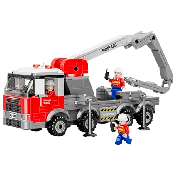 Constructor Richi Tichi Pump Car Gray Numărul de piese 420, 6+ photo 1