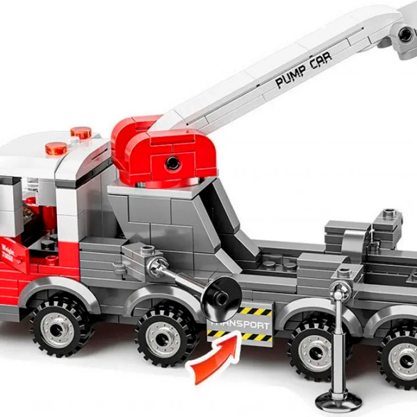 Constructor Richi Tichi Pump Car Gray Numărul de piese 420, 6+ photo 2