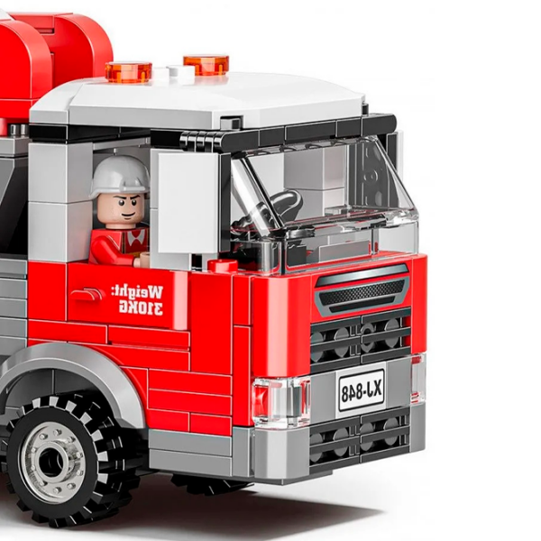 Constructor Richi Tichi Pump Car Gray Numărul de piese 420, 6+ photo 3