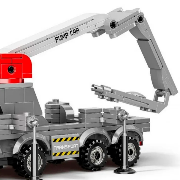 Constructor Richi Tichi Pump Car Gray Numărul de piese 420, 6+ photo 4