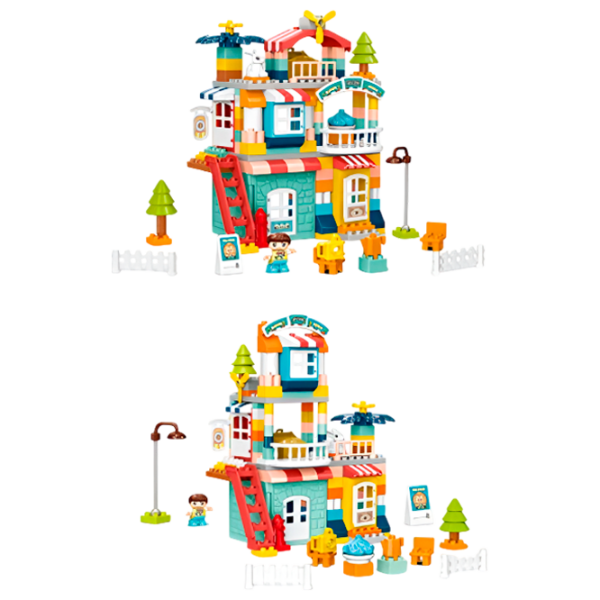 Constructor ChiToys World Multicolor Numărul de piese 176, 6+ photo 1