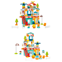 Constructor ChiToys World Multicolor Numărul de piese 176, 6+