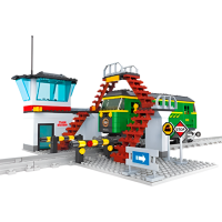 Constructor ChiToys Locomotivă Green Numărul de piese , 6+