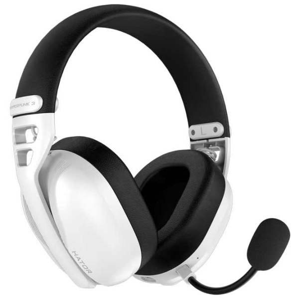 Căști Hator Hyperpunk 3 White Fără fir / Gaming / Over the ear photo 5
