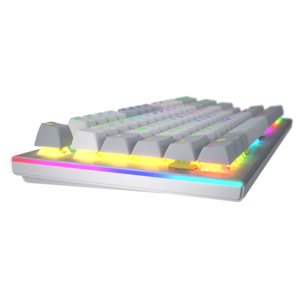 Tastatură Hator Gravity TKL White Gaming, Cu fir photo 2