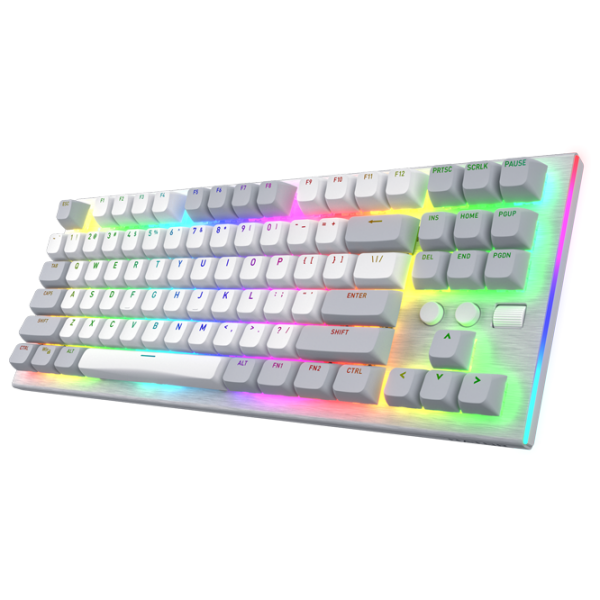 Tastatură Hator Gravity TKL White Gaming, Cu fir photo 6