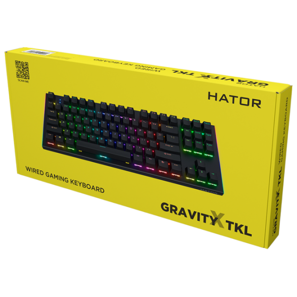 Клавиатура Hator Gravity X TKL Черный Игровой, Проводная photo 8