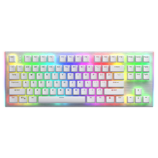 Tastatură Hator Gravity X TKL White Gaming, Cu fir photo 1