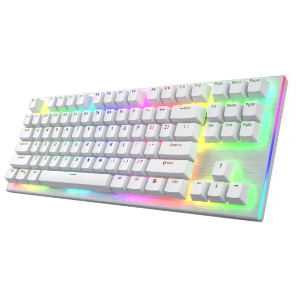 Tastatură Hator Gravity X TKL White Gaming, Cu fir photo 2