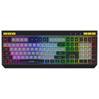 Tastatură Hator Icefall Black Gaming, Cu fir
