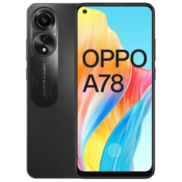 Oppo A78 128 GB Black achiziționează in Moldova si Chisinau