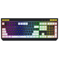 Tastatură Hator Icefall Black Gaming, Cu fir