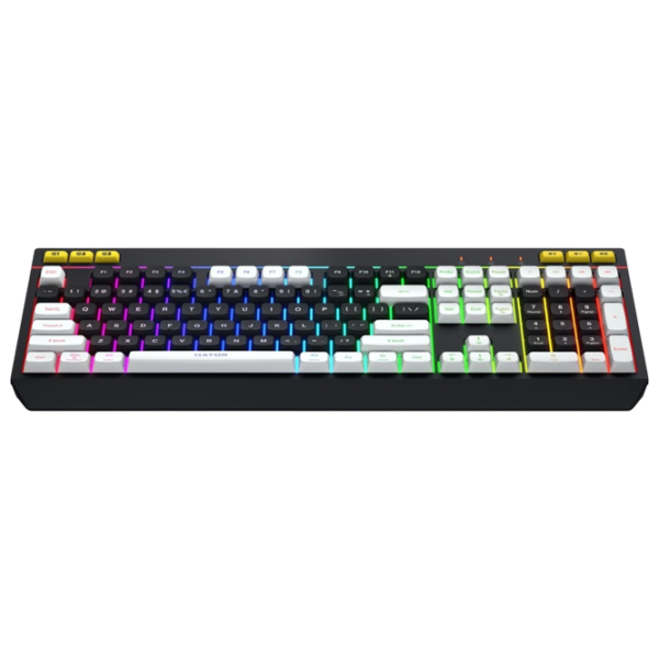 Tastatură Hator Icefall Black Gaming, Cu fir photo 2