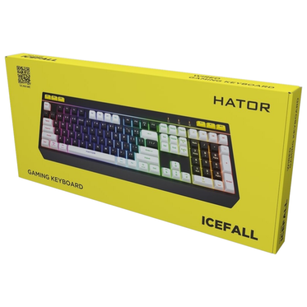 Tastatură Hator Icefall Black Gaming, Cu fir photo 4
