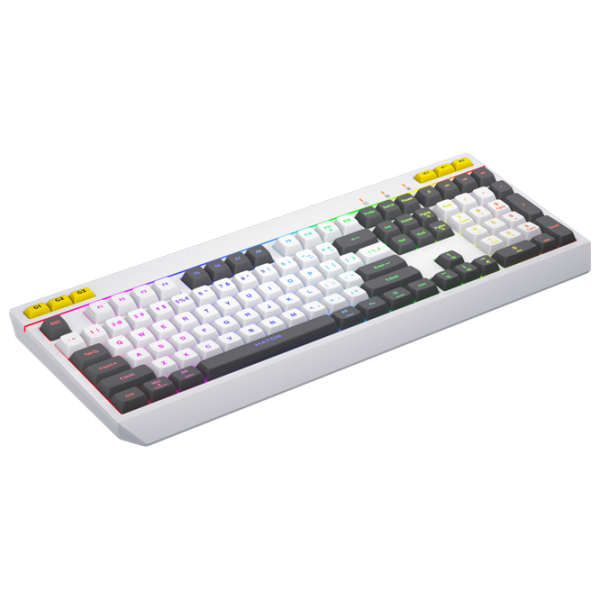 Tastatură Hator Icefall White Gaming, Cu fir photo 5
