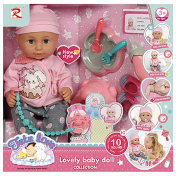 Păpușă Richi Tichi Lovely Baby bebeluș 50767 3+ photo 1