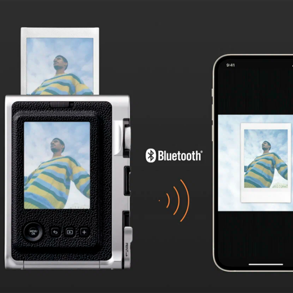 Фотоаппарат FujiFilm Instax Mini Evo 90th + Темно Серебристый CMOS, 4.9 МП, f/2.0 photo 9