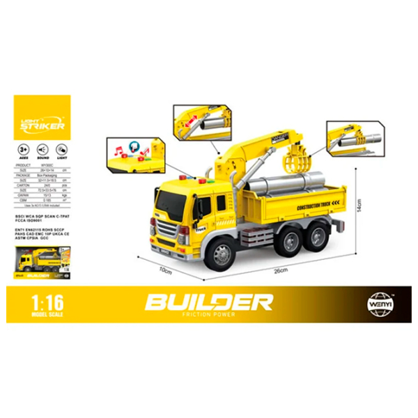 Camion Wenyi Builder WY300C
Green
Yellow  photo 4