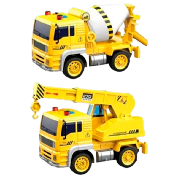Комплект машин Wenyi Builder WY510-4
White
Желтый  photo 3