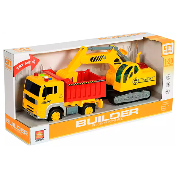 Set de mașini Wenyi Builder WY570C
Red
Yellow  photo 4