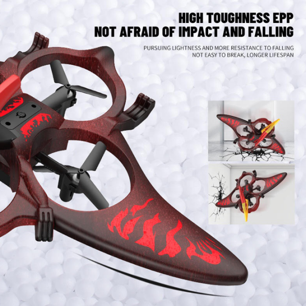 Дрон Lead Honor Pterosaur LH‑X78S‑3 Красный Квадрокоптер /  photo 4