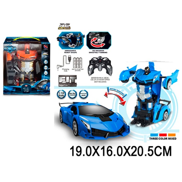 Mașină-transformer ChiToys 24942 Black
Blue  photo 5
