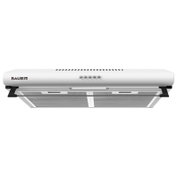 Hotă Bauer TF 2560B White 60 cm, Recirculare, 400 m³/h