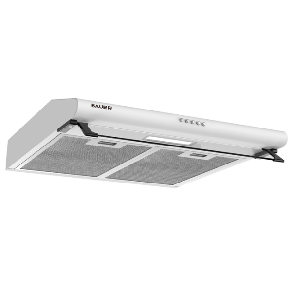 Hotă Bauer TF 2560B White 60 cm, Recirculare, 400 m³/h photo 2