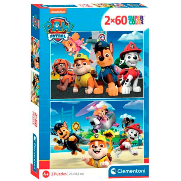 Puzzle Clementoni Paw Patrol (21623) Количество деталей: 60, Рекомендуемый возраст: 3+ photo 1
