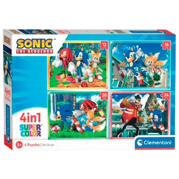 Puzzle Clementoni Sonic (21522) Количество деталей: 72, Рекомендуемый возраст: 3+ photo 1