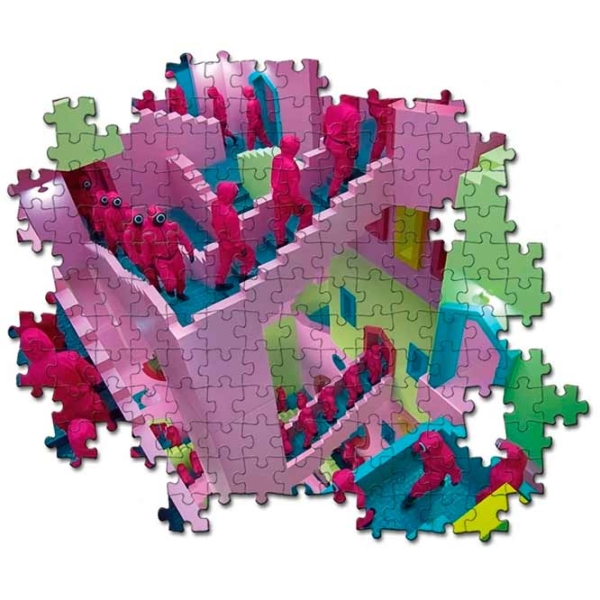 Puzzle Clementoni SQUID GAME (35130) Количество деталей: 500, Рекомендуемый возраст: 10+ photo 2