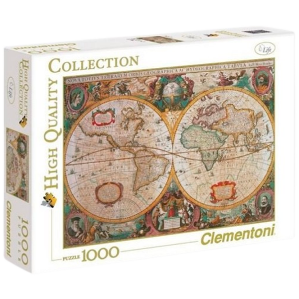 Puzzle Clementoni Ancient Map (31229) Количество деталей: 1000, Рекомендуемый возраст: 10+ photo 2